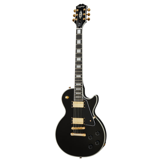 Epiphone EILCEBGH1 Original Les Paul Custom Electric Guitar (Ebony)