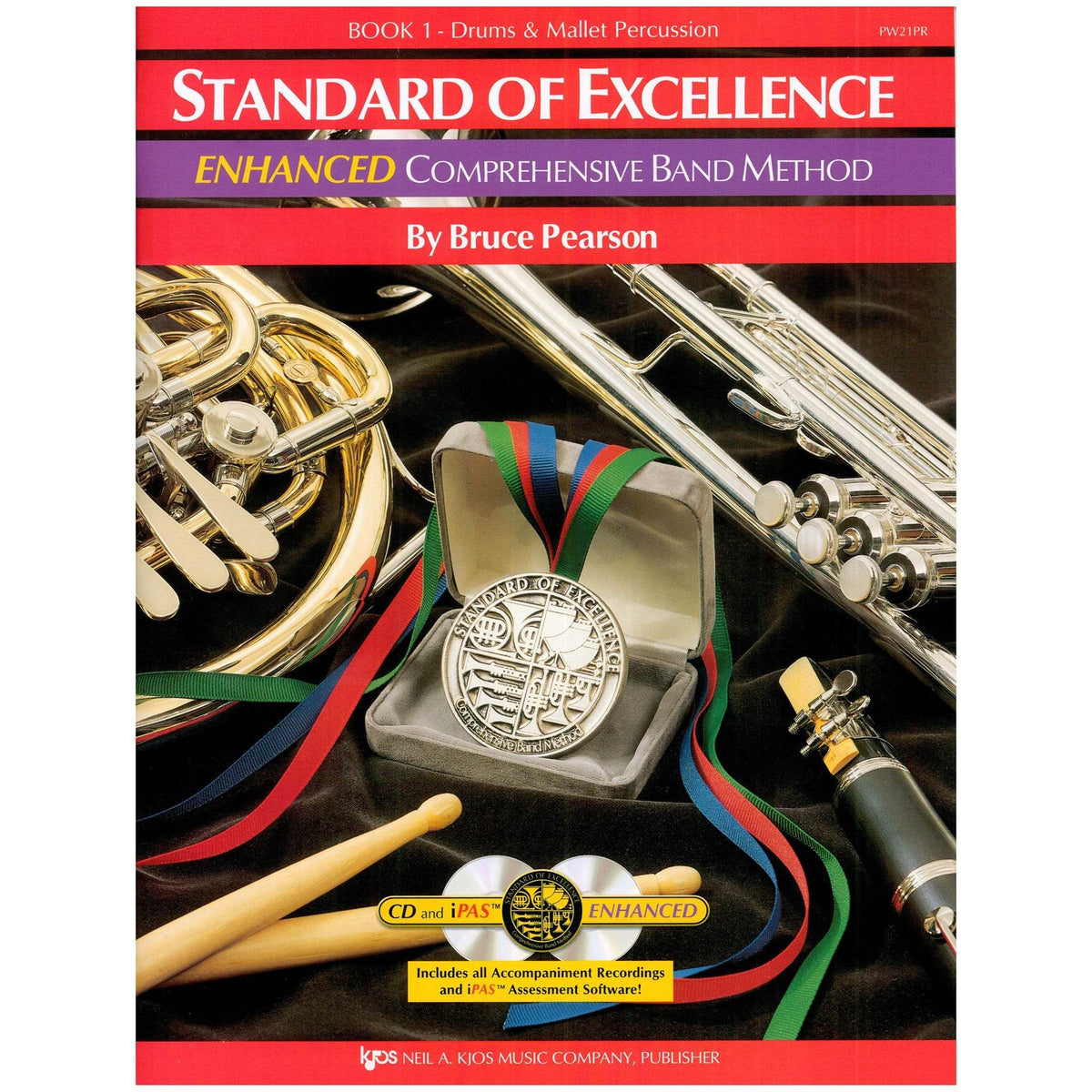 KJOS PW21PR Standard of Excellence Book 1 Percussion - Ray's Midbell Music