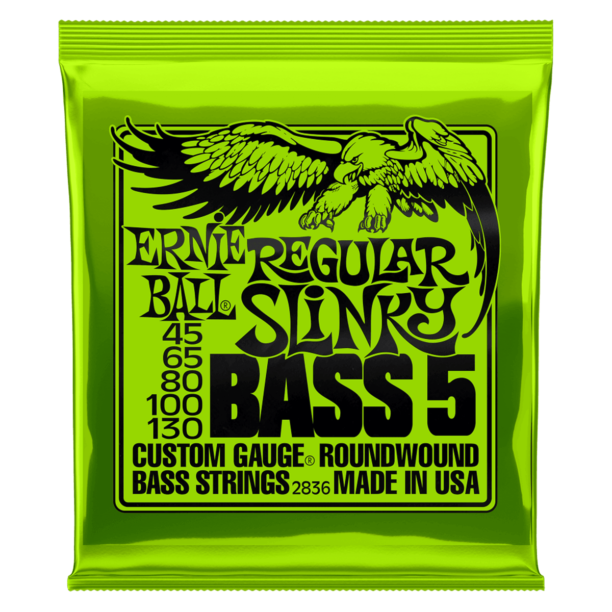 ERNIE BALL 2836 Regular Slinky 5-String Bass Strings - Ray's Midbell Music