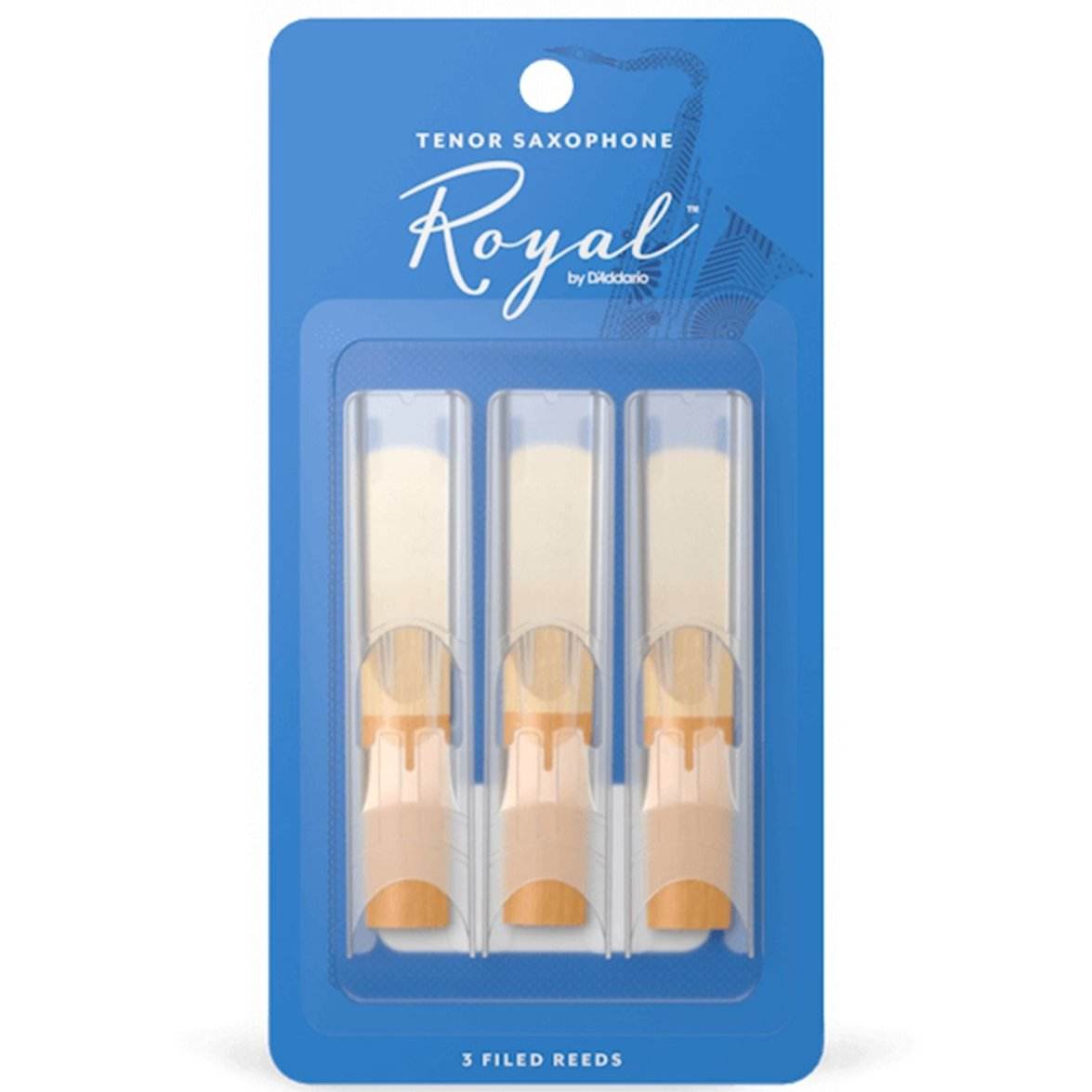 RICO ROYAL RKB0330 #3 Tenor Sax Reeds, 3 Pack - Ray's Midbell Music