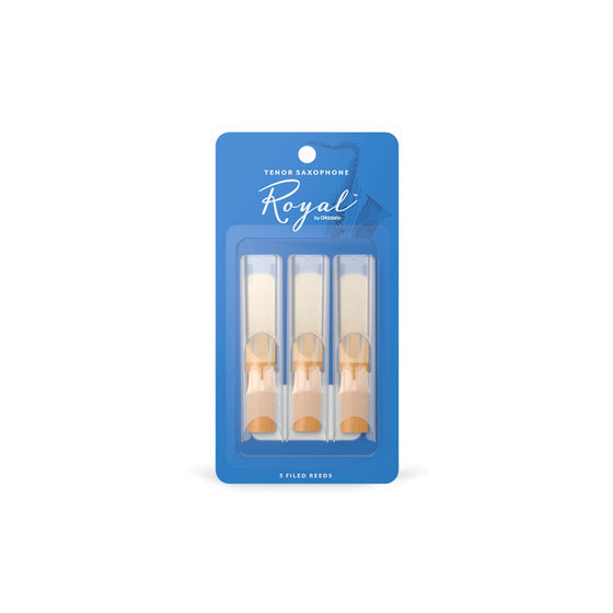 RICO ROYAL RKB0330 #3 Tenor Sax Reeds, 3 Pack