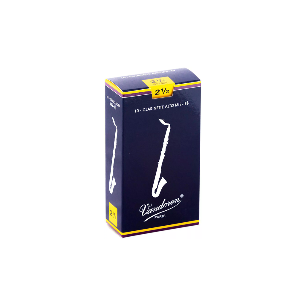 VANDOREN CR1425 #2.5 Alto Clarinet Reeds, Box of 10