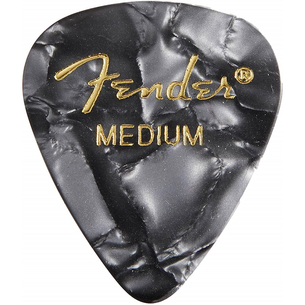 FENDER #0980351843 Black Moto Med Picks 12 Pk - Ray's Midbell Music