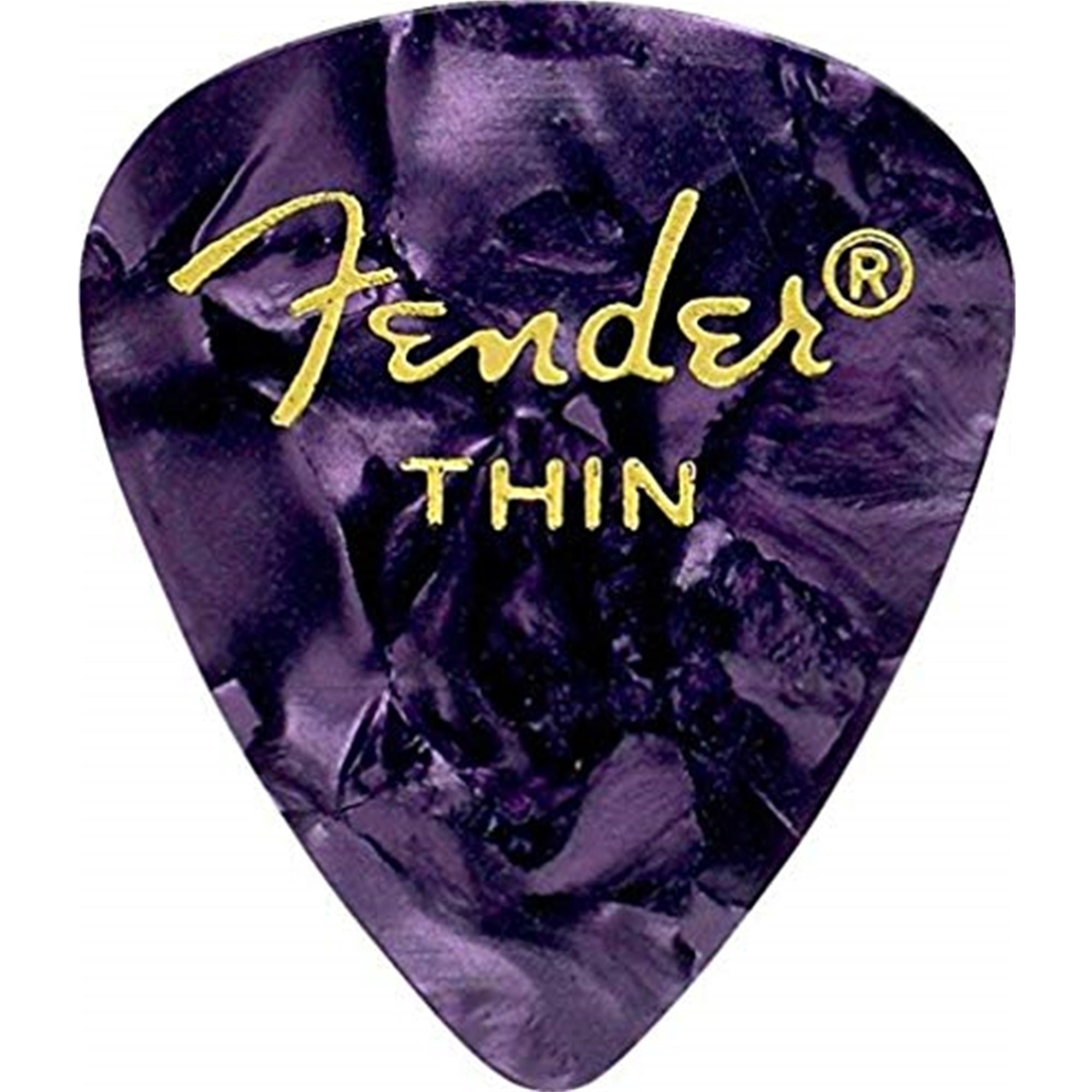 FENDER #0980351776 Purple Moto Thin Picks 12 Pk