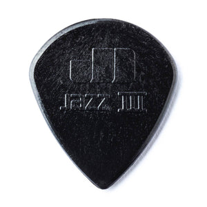 DUNLOP 47P3S Jazz III Pick 1.38 Sharp End Black 6pk - Ray's Midbell Music