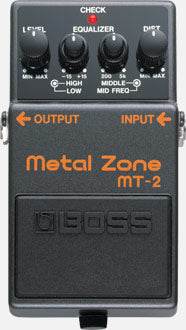 BOSS MT2 Metal Zone Distortion Pedal - Ray's Midbell Music