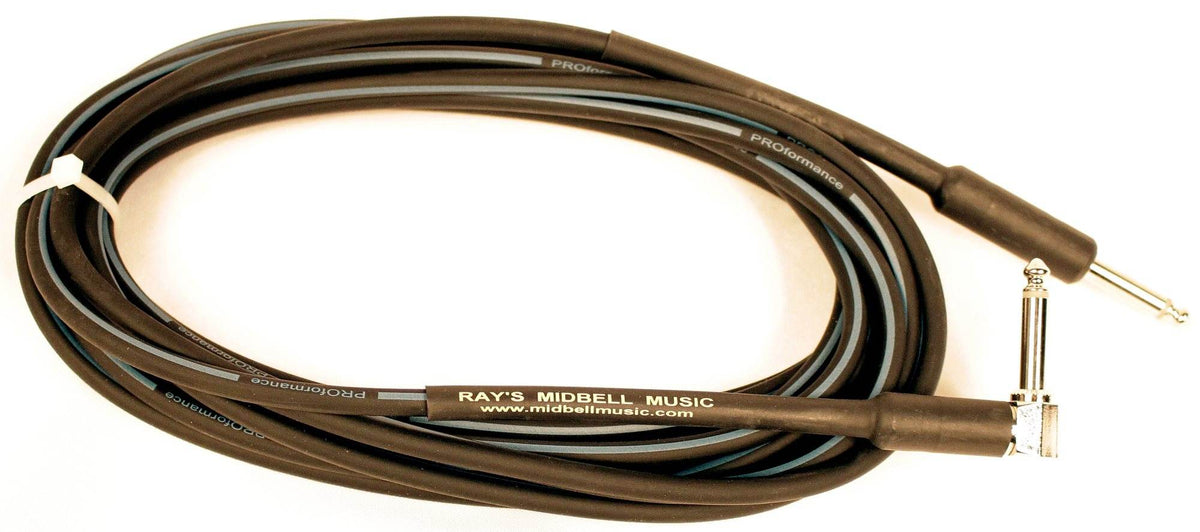 PROformance PRP20R 20' Instrument Cable (Straight-Angled) - Ray's Midbell Music