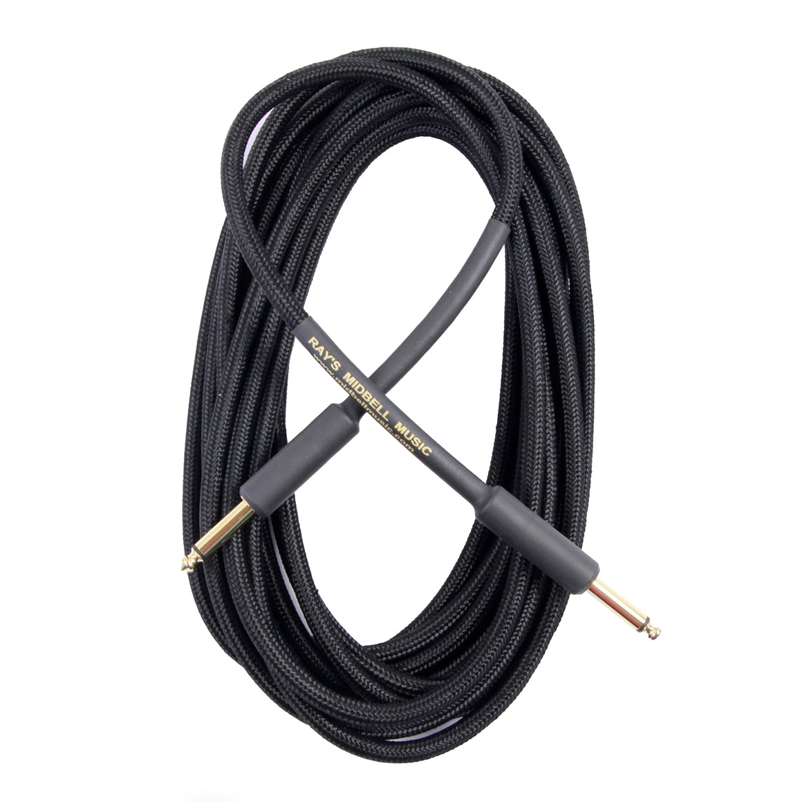 PROformance LCH20BLK 20' Woven Cloth Instrument Cable (Black)
