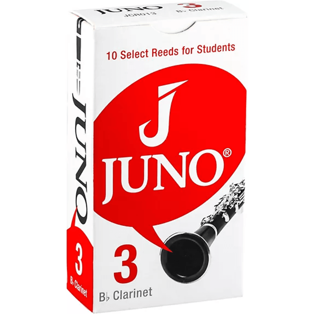 JUNO JCR013 #3 Bb Clarinet Reeds, Box of 10 - Ray's Midbell Music