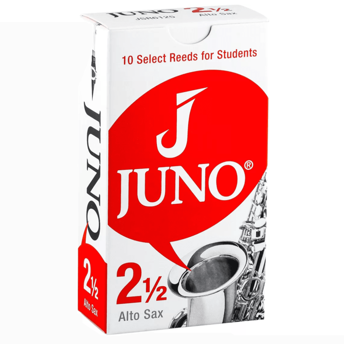JUNO JSR6125 #2.5 Eb Alto Sax Reeds, Box Of 10 - Ray's Midbell Music
