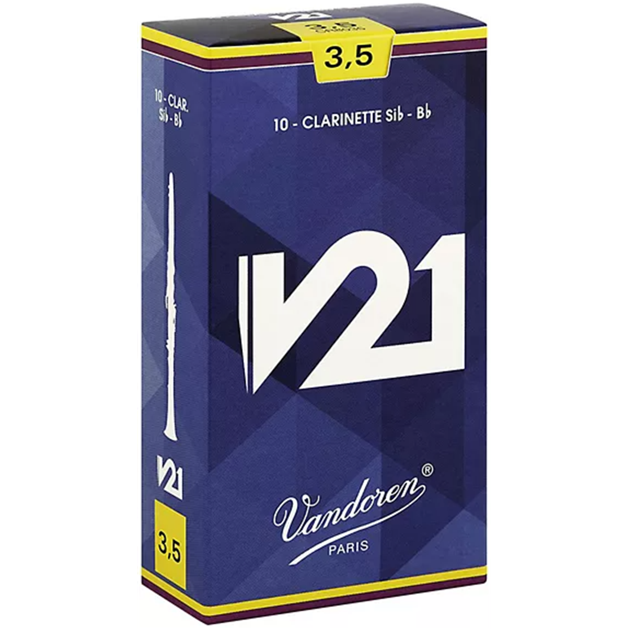 VANDOREN V21 CR8035 #3.5 Clarinet Reeds, Box of 10