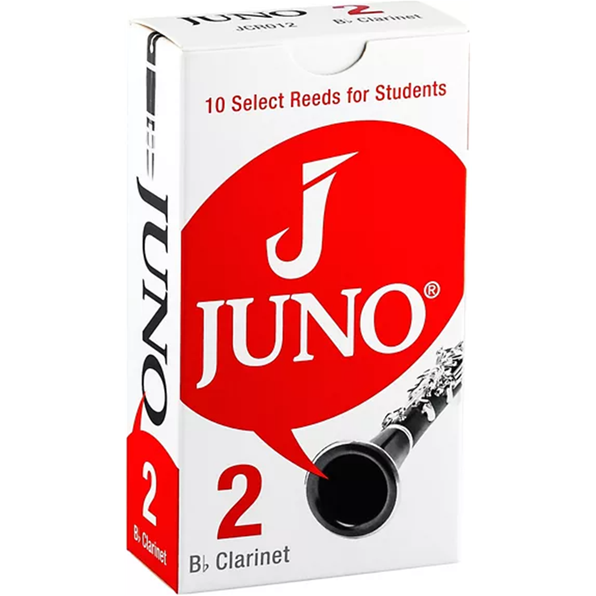 JUNO JCR012 #2 Bb Clarinet Reeds, Box of 10