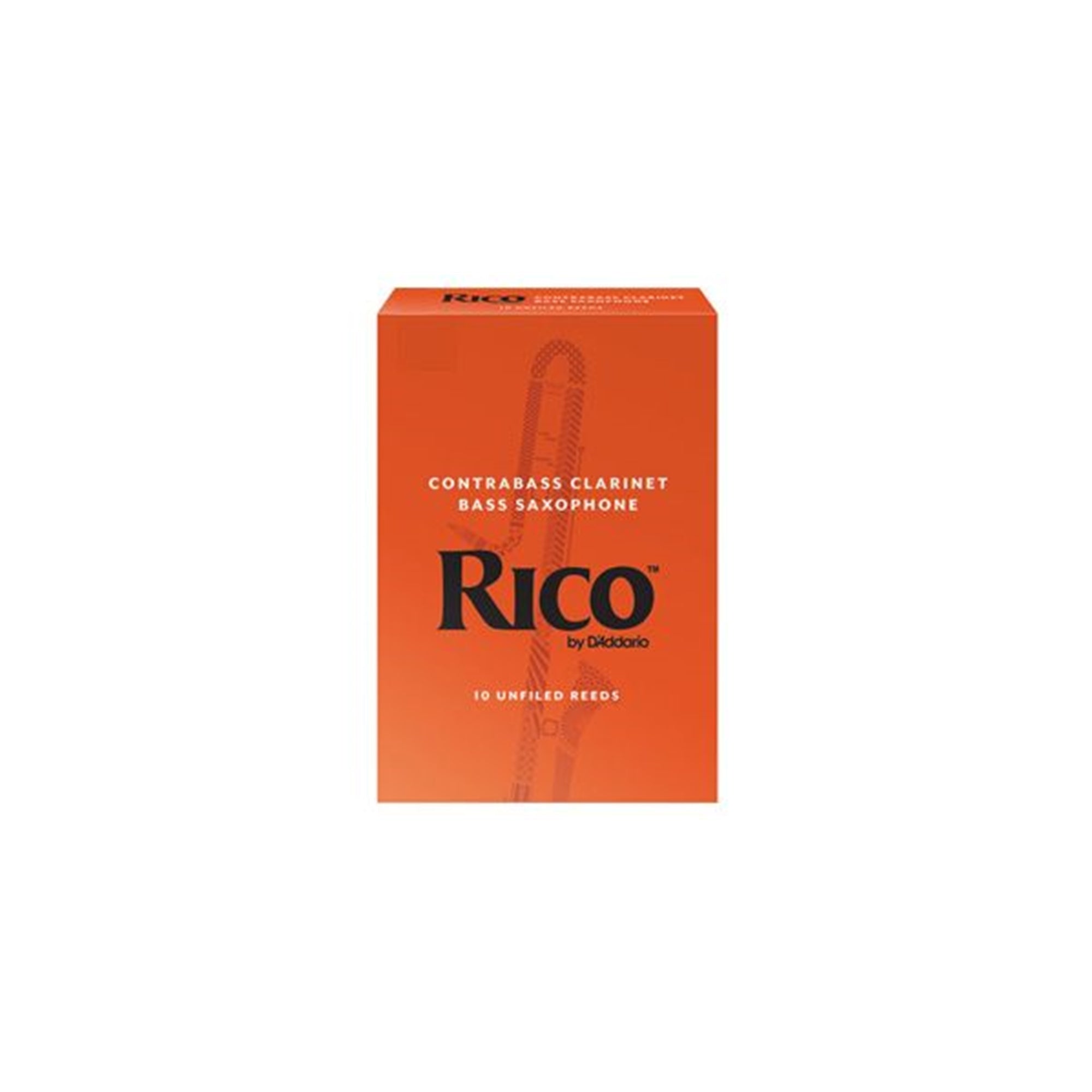 RICO REA1020 #2 Bass Clarinet Reeds, Box of 10