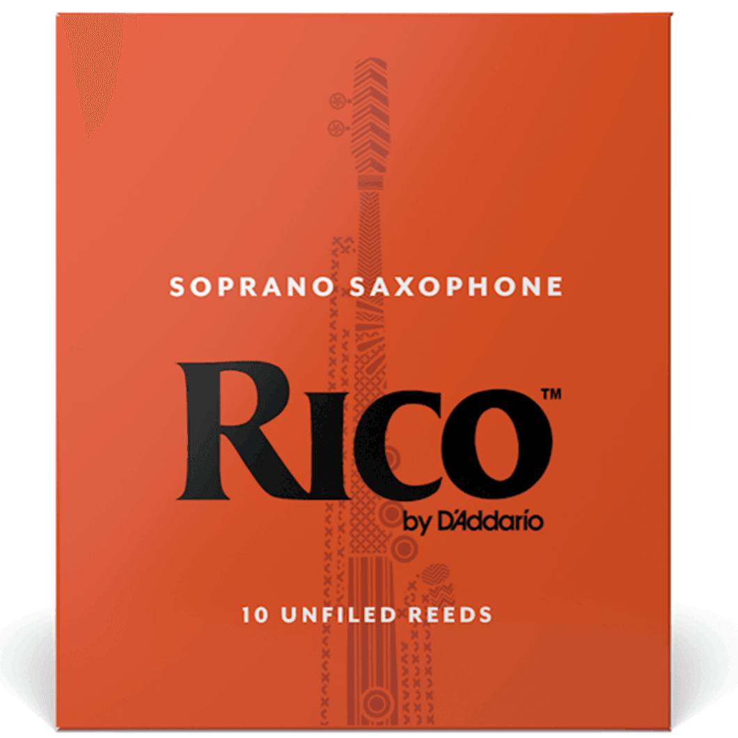 RICO RIA1025 #2.5 Soprano Sax Reeds, Box of 10 - Ray's Midbell Music