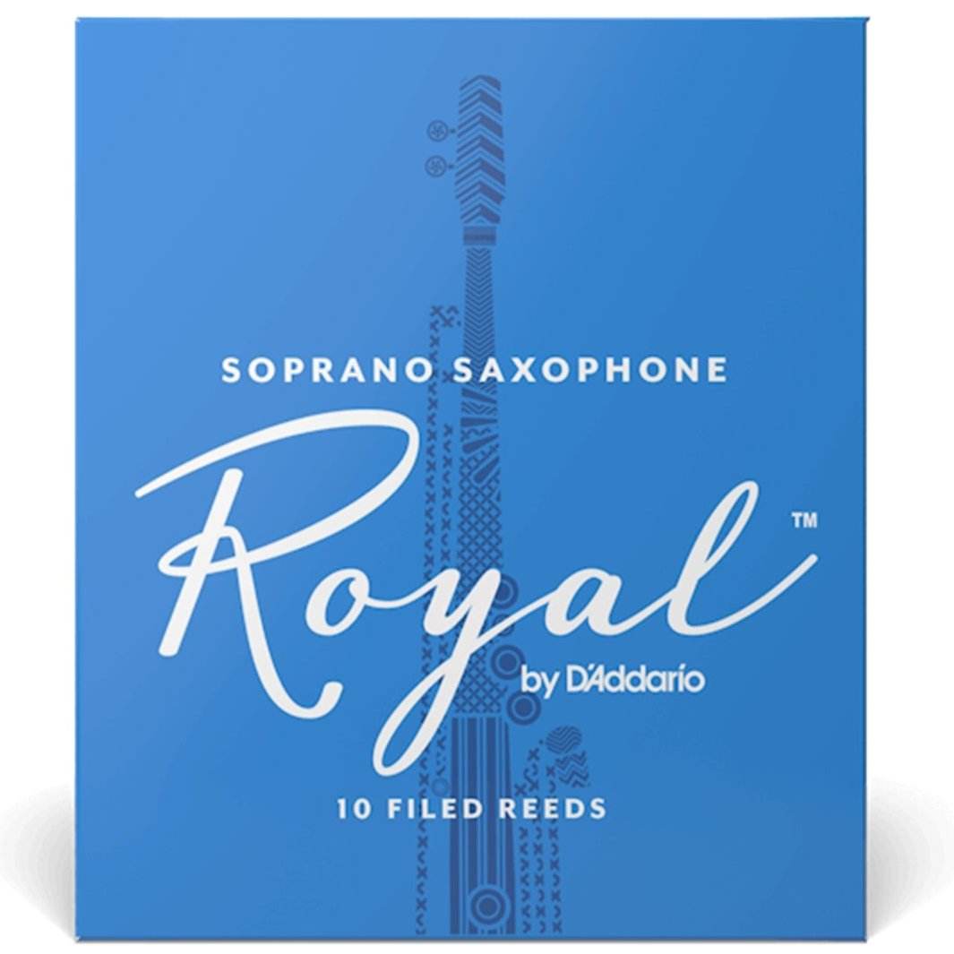 RICO ROYAL RIB1030 #3 Soprano Sax Reeds, Box of 10 - Ray's Midbell Music