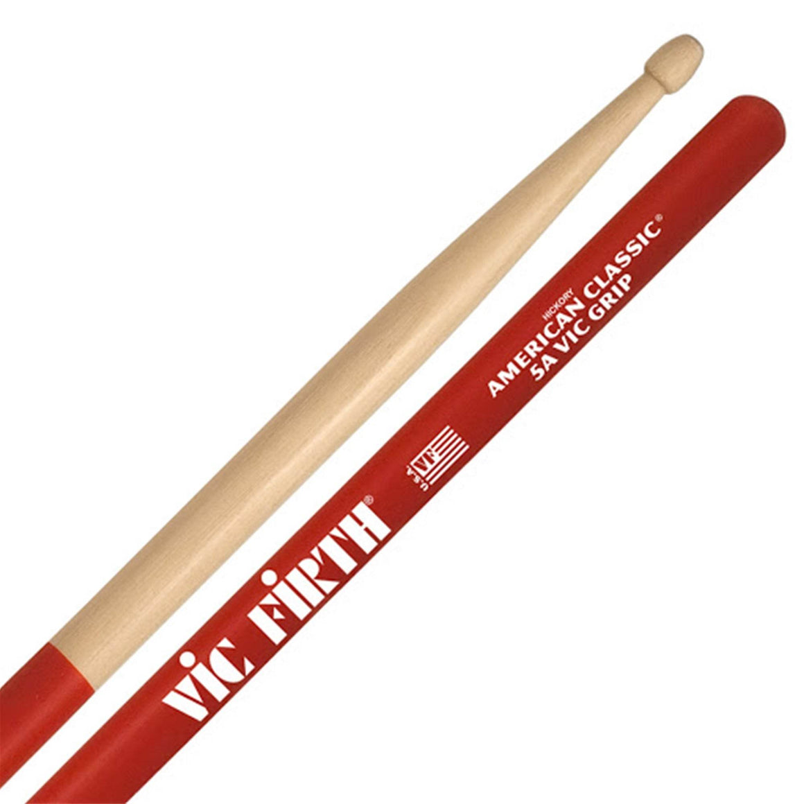 VIC FIRTH 5AVG 5A Vic Grip Drumsticks - Ray's Midbell Music