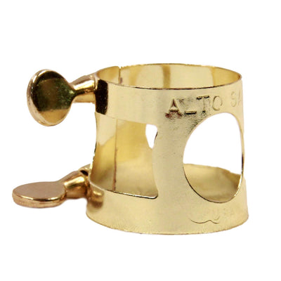 AP&M 334G Alto Sax Ligature (Brass) - Ray's Midbell Music