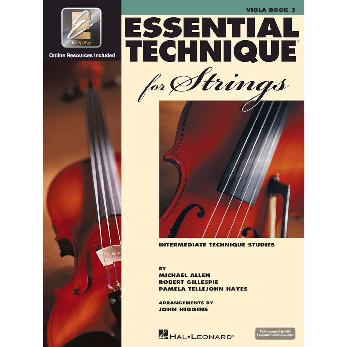 HAL LEONARD HL00868075 Essential Technique for Strings - Viola Book 3