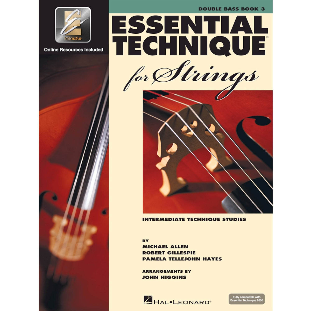 HAL LEONARD HL00868077 Essential Technique for Strings - Double Bass Book 3 - Ray's Midbell Music