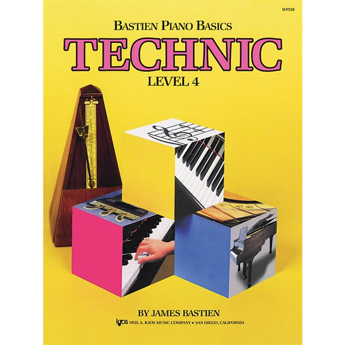 KJOS WP219 Bastien Piano Basics Technic Level 4 - Ray's Midbell Music