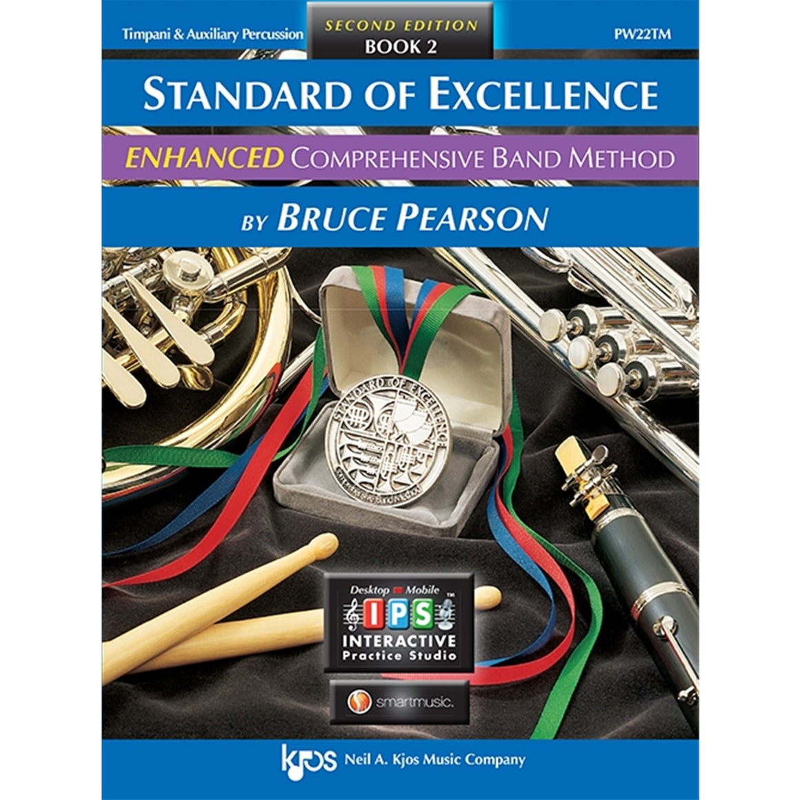 KJOS PW22TM Standard of Excellence Timp/Auxil Bk 2