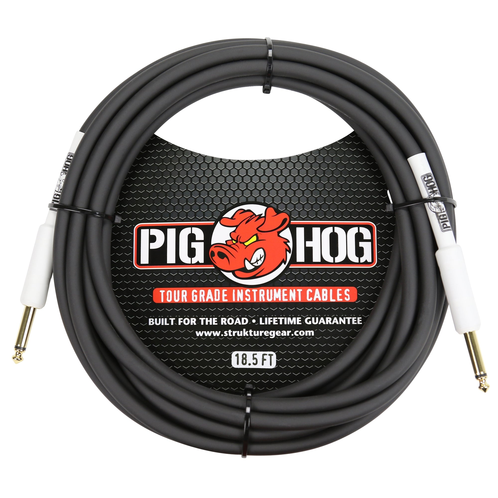 Pig Hog PH186 18.5' Instrument Cable 8mm