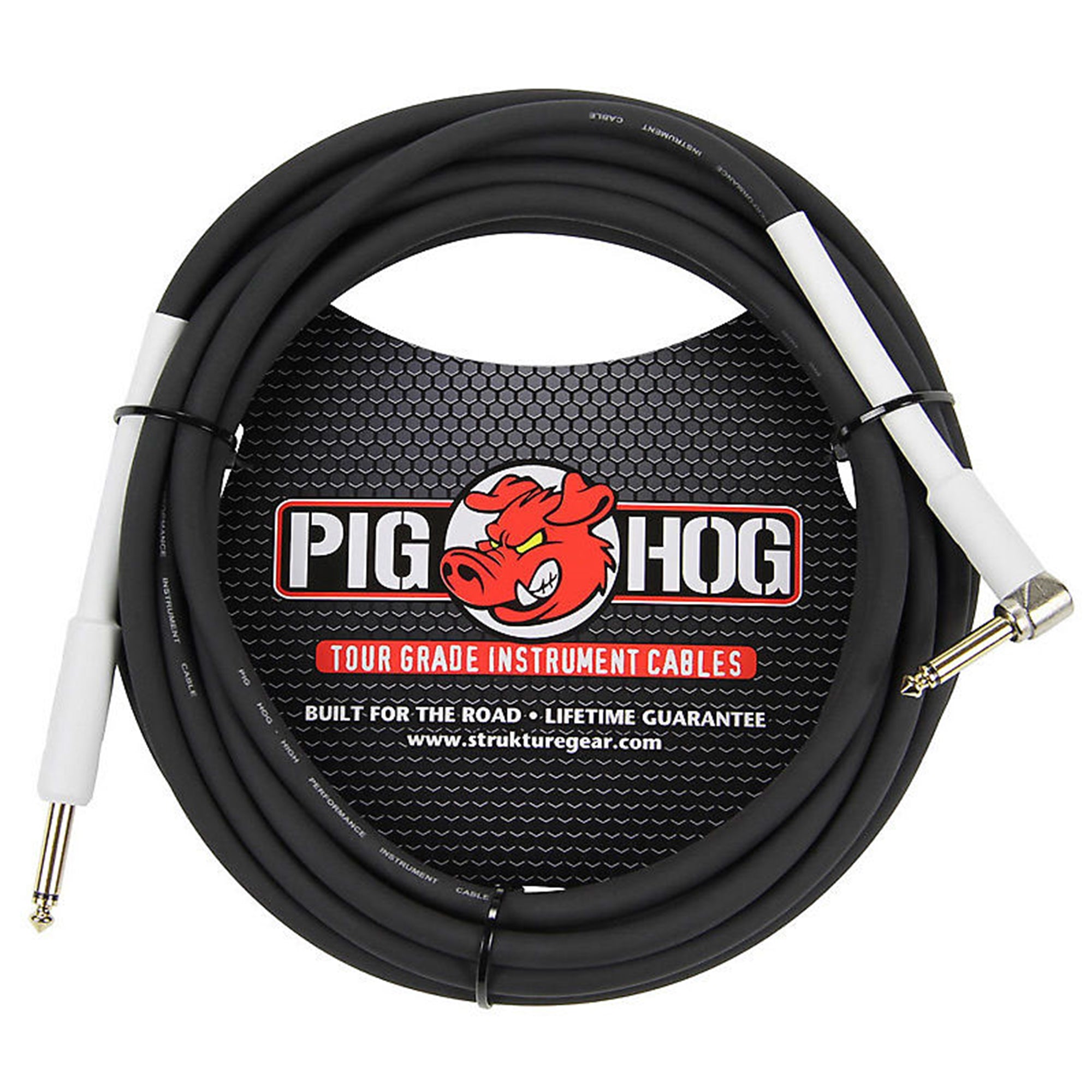 Pig Hog PH186R 18.5' Right Angle Instrument Cable 8mm