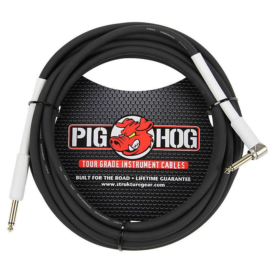 Pig Hog PH186R 18.5' Right Angle Instrument Cable 8mm - Ray's Midbell Music