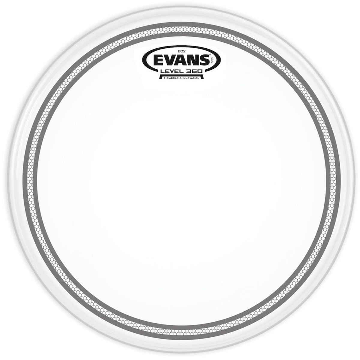 EVANS B12EC2S 12" EC2 Frosted Drum Head