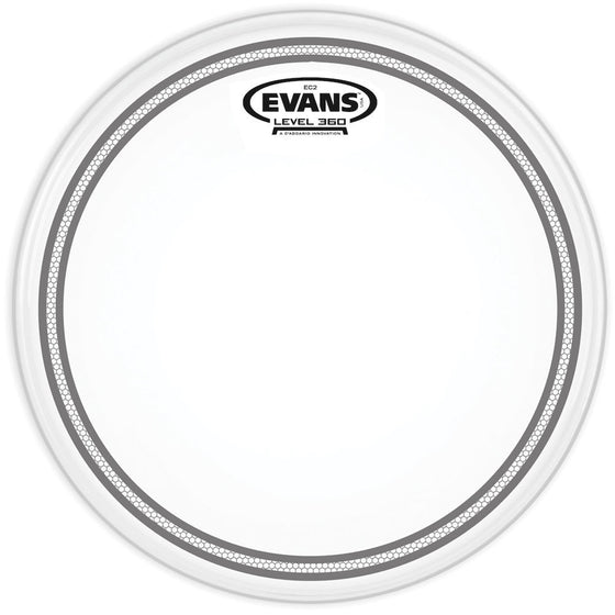 EVANS B12EC2S 12" EC2 Frosted Drum Head