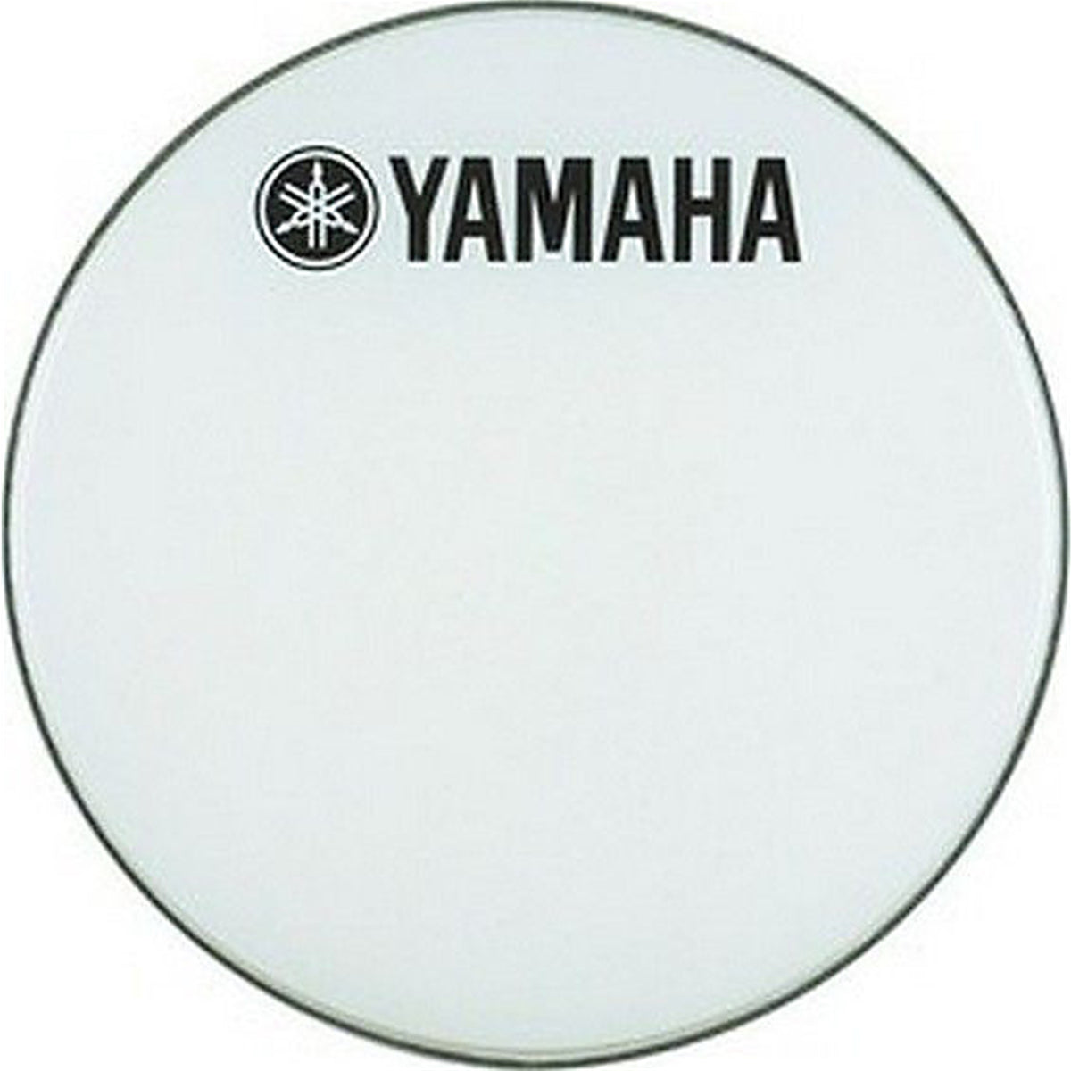 YAMAHA DHBR1218 18" Smooth White Bass Drum Head w/Logo - Ray's Midbell Music
