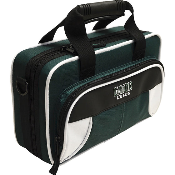 GATOR CASES GLCLARINETWG Spirit Series Clarinet Case (White/Green)