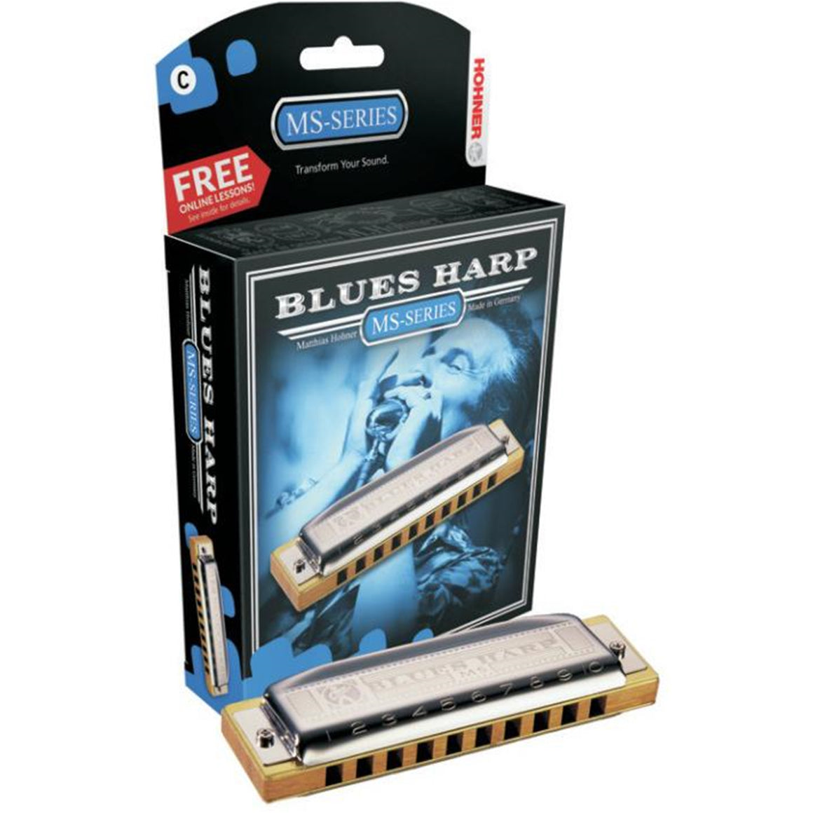 HOHNER 532BXC Blues Harp C Box