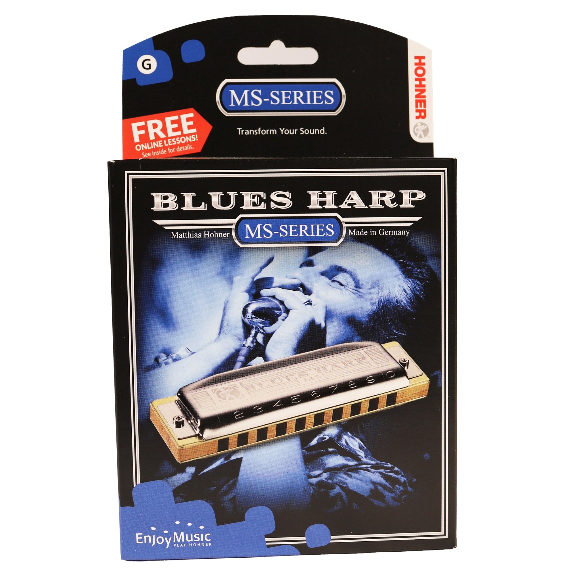 HOHNER 532BXG Blues Harp G Box