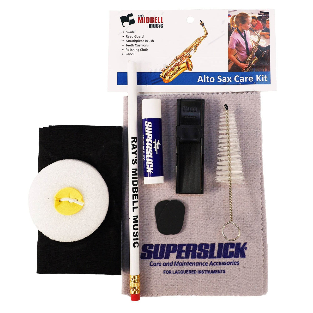 MIDBELL IASCK Alto Saxophone Care Kit - Ray's Midbell Music
