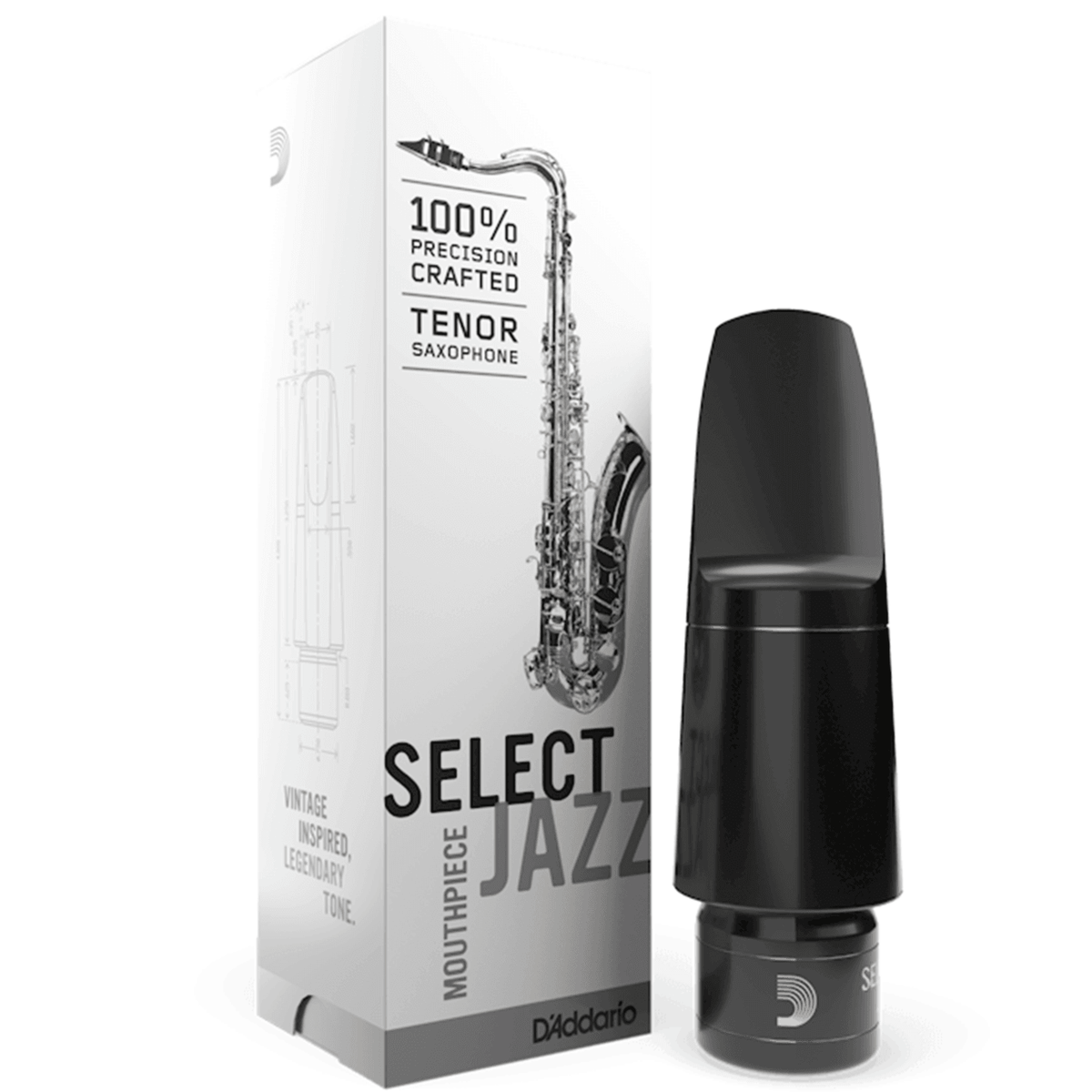 D'ADDARIO MKSD7M Select Jazz Tenor Saxophone Mouthpiece - D7M - Ray's Midbell Music