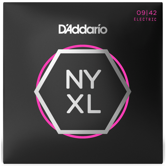 D'ADDARIO NYXL0942 NYXL Nickel Wound Super Light Electric Guitar Strings (9-42)