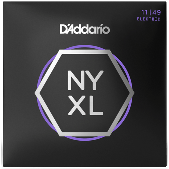 D'ADDARIO NYXL1149 NYXL Nickel Wound Medium Electric Guitar Strings (11-49)