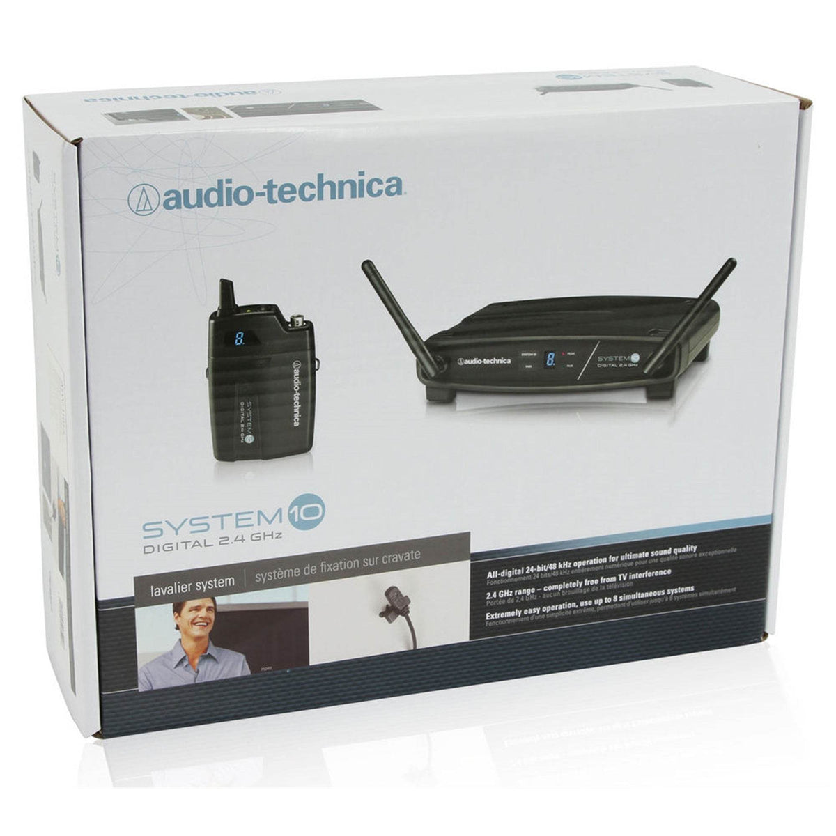 AUDIO TECHNICA ATW1101L System 10 Wireless Lavalier Microphone System - Ray's Midbell Music