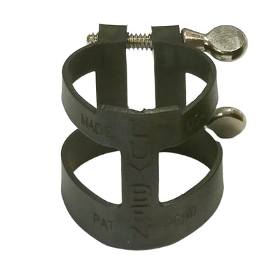 LUYBEN 2215B Plastic Clarinet Ligature & Cap (Black) - Ray's Midbell Music