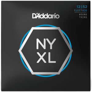 D'ADDARIO NYXL1252W NYXL Light Electric Guitar Strings Wound Third 12-52 - Ray's Midbell Music