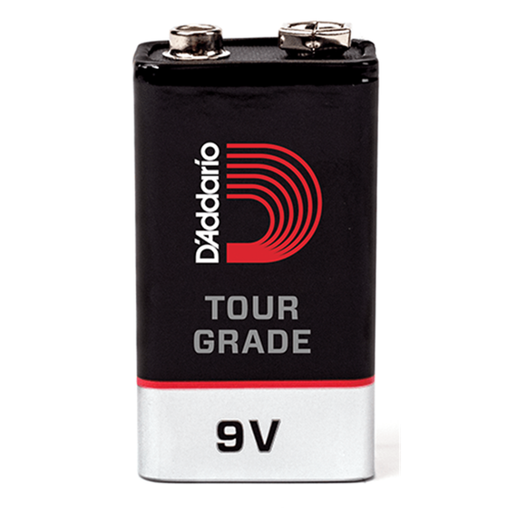 D'ADDARIO PW9V02 Tour-Grade 9v Battery, 2 pack