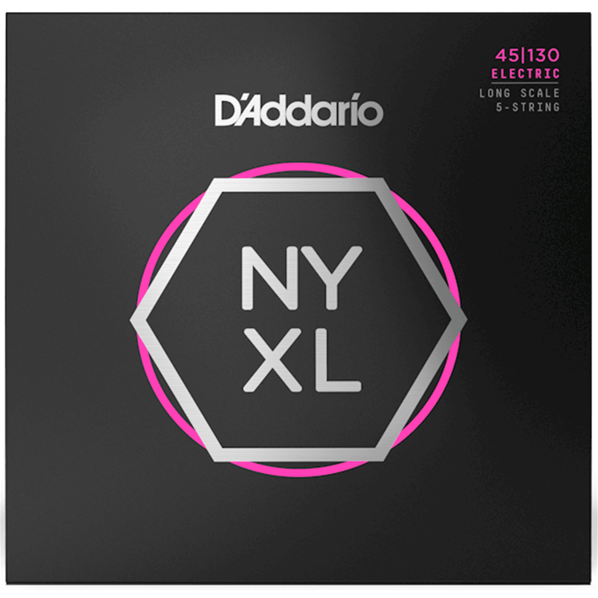 D'ADDARIO NYXL45130 NYXL 5 String Bass Strings Long Scale, Regular Light 45-130 - Ray's Midbell Music