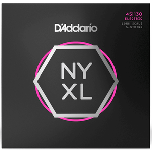 D'ADDARIO NYXL45130 NYXL 5 String Bass Strings Long Scale, Regular Light 45-130 - Ray's Midbell Music