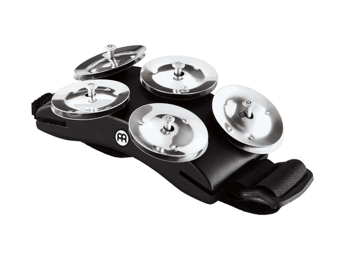 MEINL PERCUSSN CFT5BK Cajon Foot Tambourine - Ray's Midbell Music