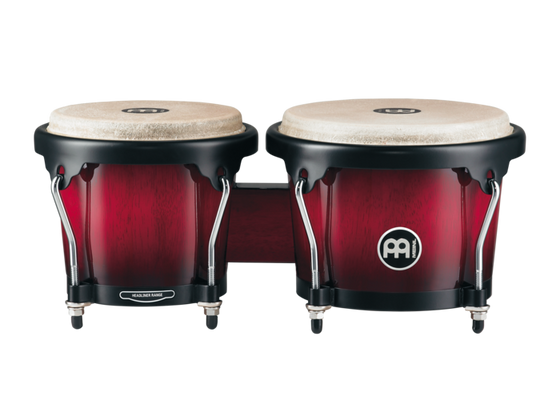 MEINL PERCUSSN HB100WRB Headliner 6 3/4" & 8" Bongo (Wine Red Burst)