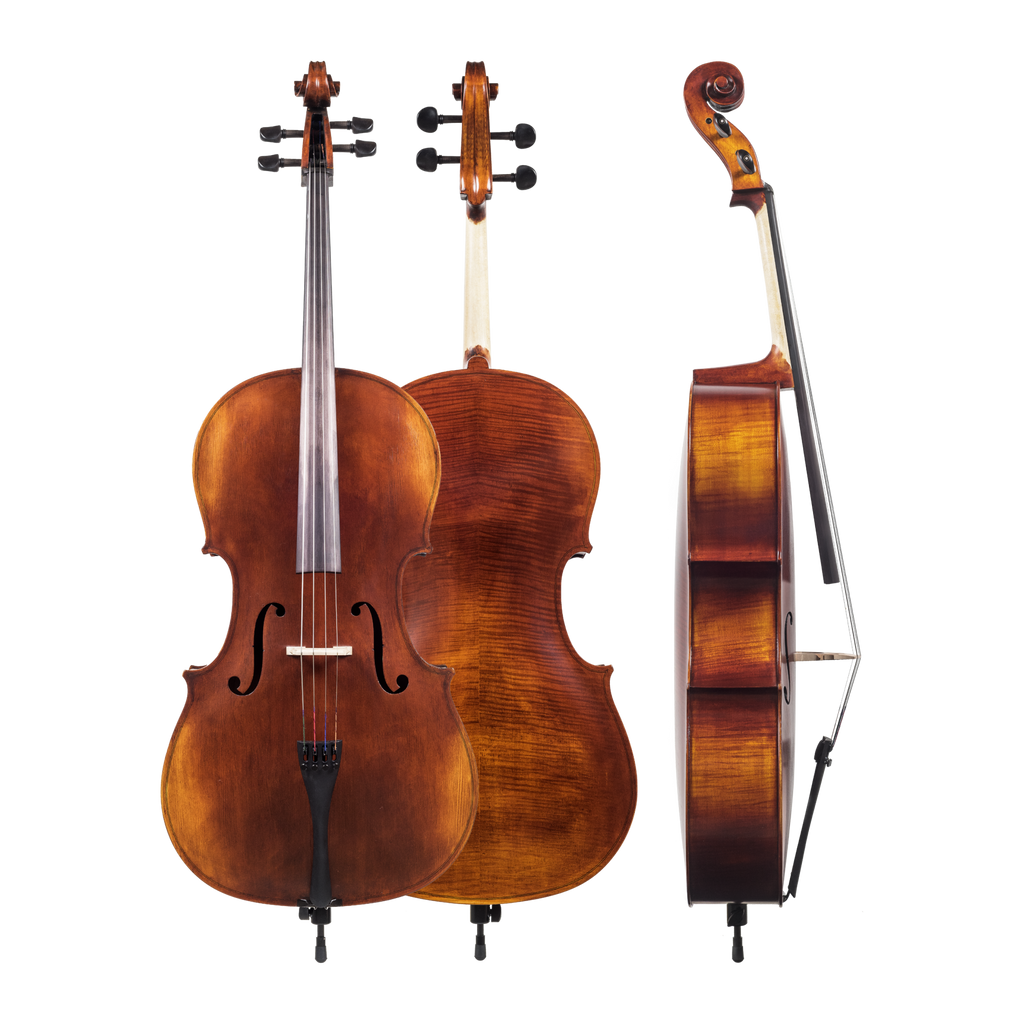 WolfgangGunther VC12544 4/4 Hybrid Cello Outfit w/ Bag & Bow