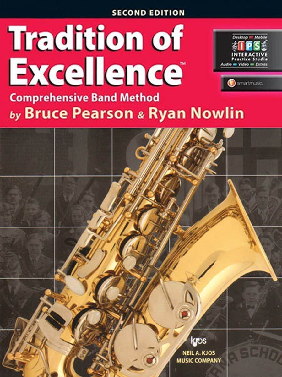 KJOS W61XE Tradition of Excellence Alto Sax Book 1 - Ray's Midbell Music