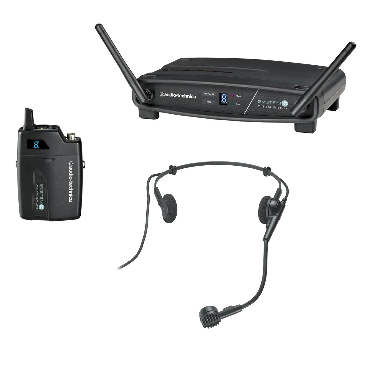 AUDIO TECHNICA ATW1101H System 10 Wireless Headworn Mic/Receiver - Ray's Midbell Music
