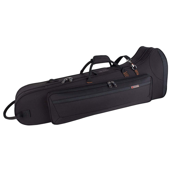 Protec PB306CT Tenor Trombone with F-Attachment PRO PAC Case – Contoured (Black)